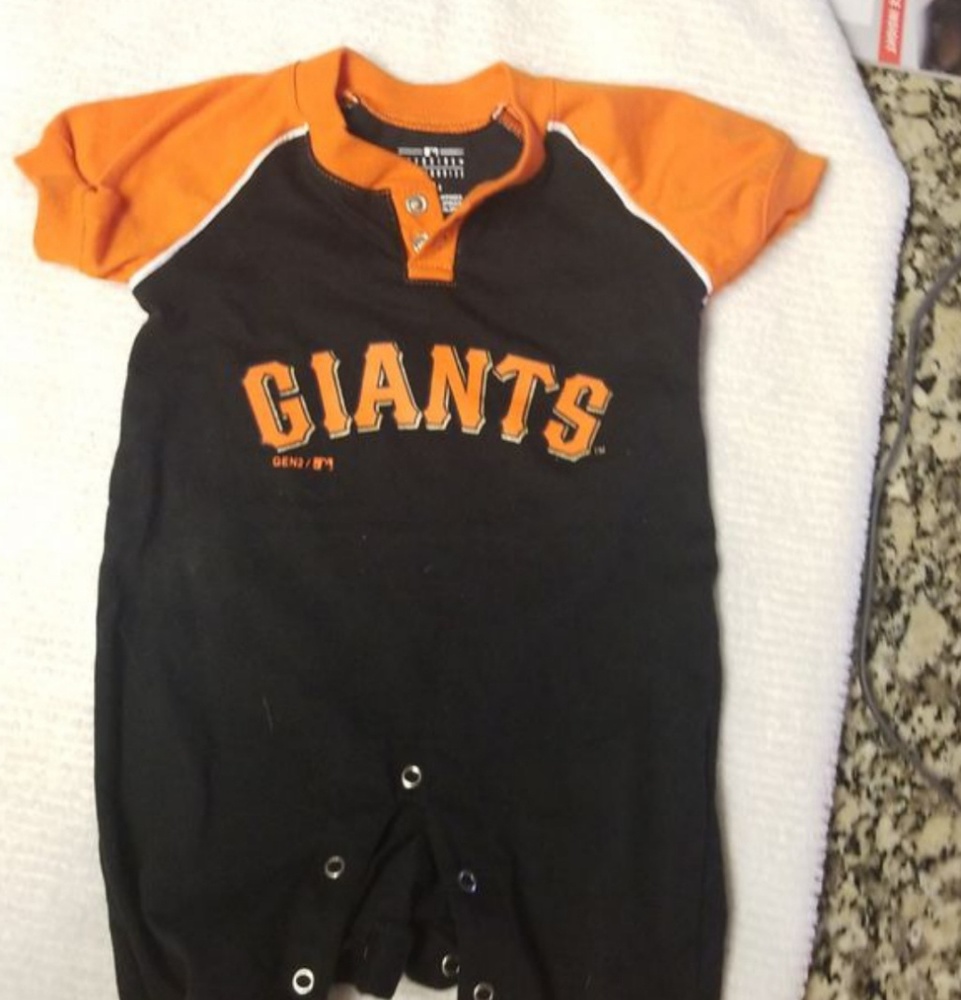 Brand New 0-3mo. MLB Giants Onesie